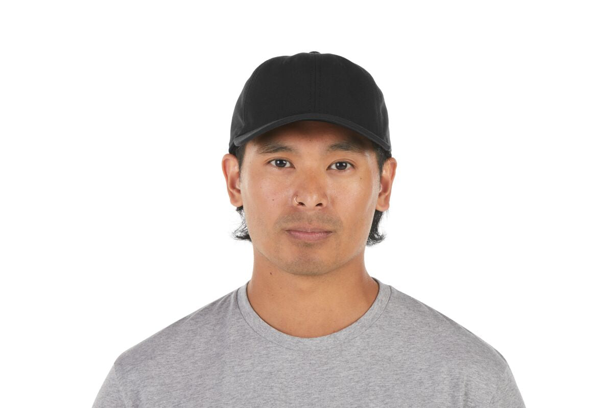recycled-poly-dad-hat-c9 WebPDP-HAT004002_Recycled_Poly_Dad_Hat_Black_Studio_Harper_Studios_0723_Front__HAT004002OS.jpg