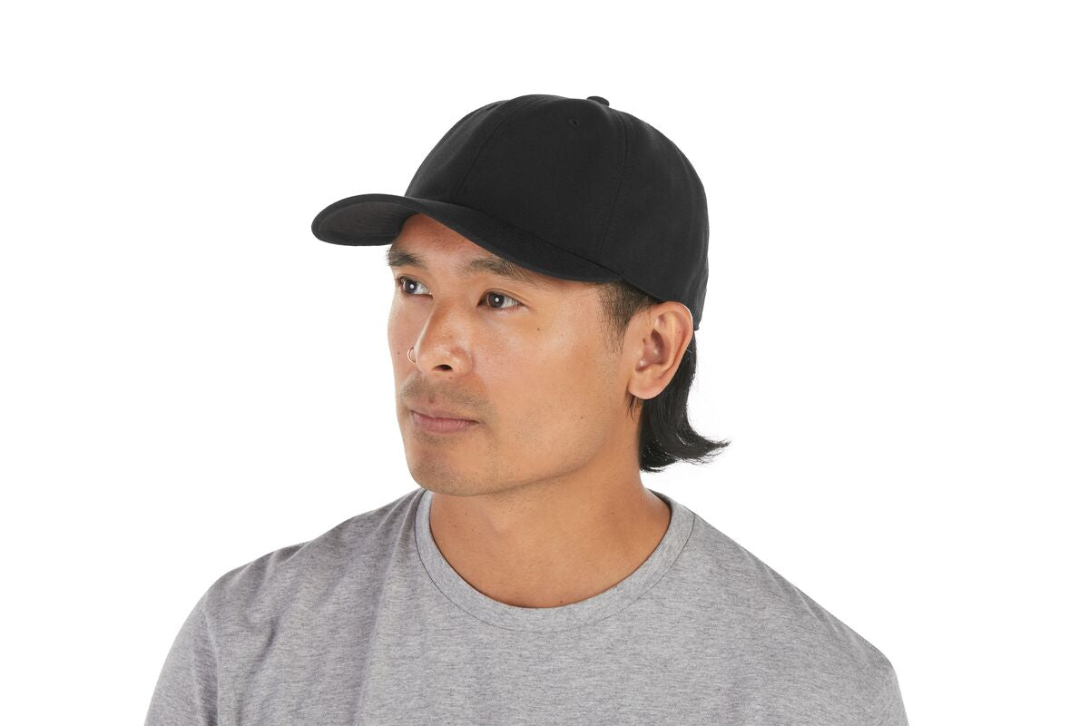 father-s-day-2026-dad-hat-v6 WebPDP-HAT004002_Recycled_Poly_Dad_Hat_Black_Studio_Harper_Studios_0723_Side__HAT004002OS.jpg