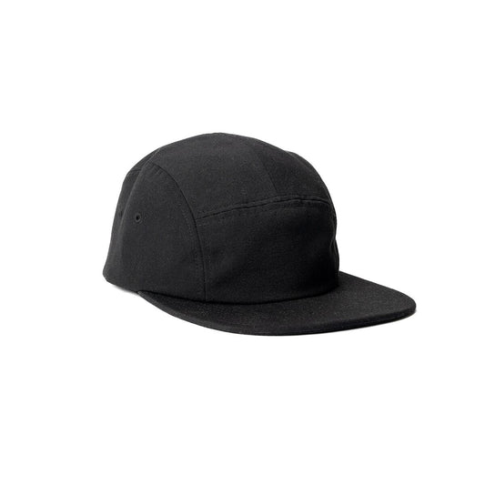 recycled-poly-flat-brim-5-panel-hat-c0 Web_PDP-FlatBrim5PanelHat_Studio_Front_Black.jpg