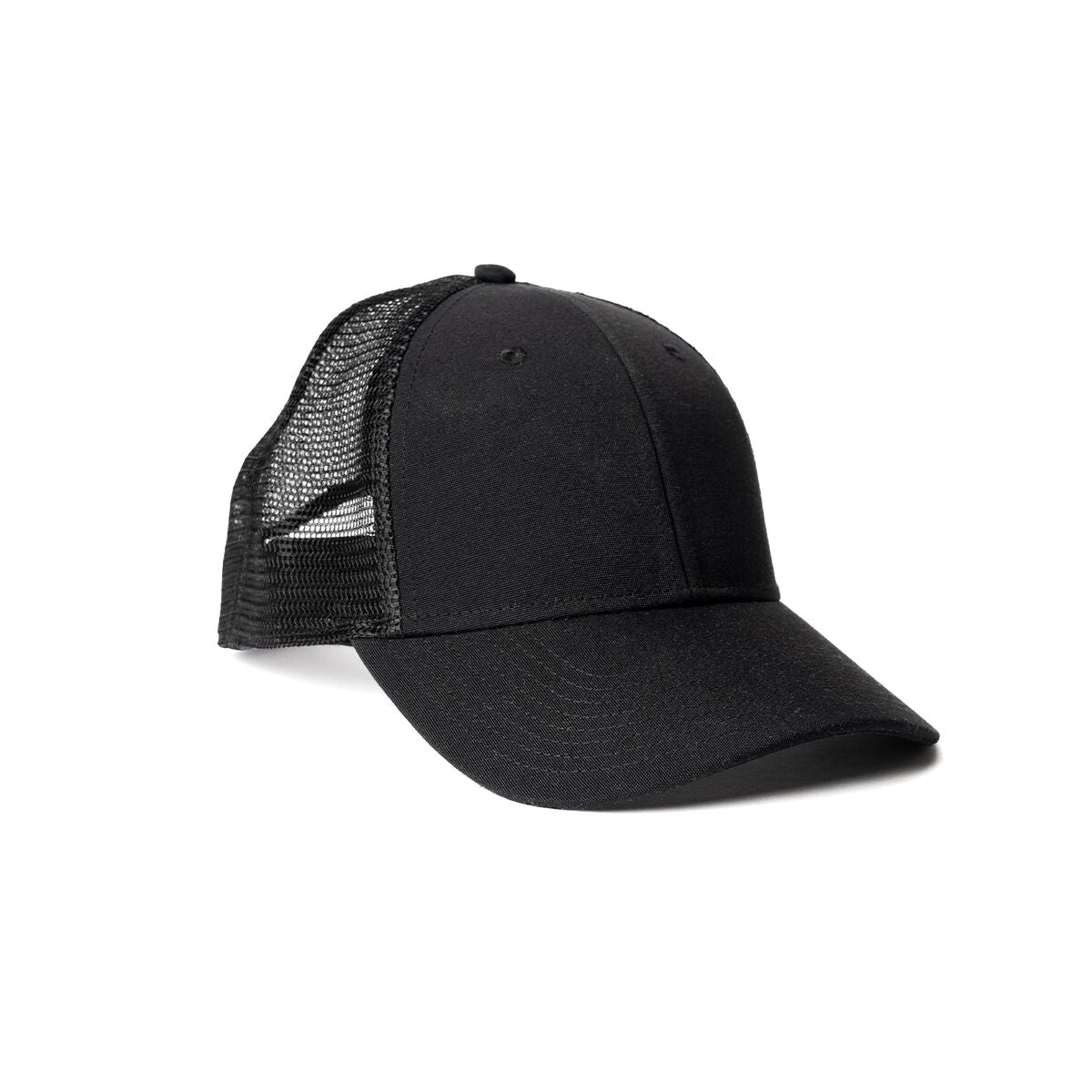 recycled-poly-low-profile-trucker-hat-l1 Web_PDP-LowProfileTruckerHat_Studio_Front_Black.jpg